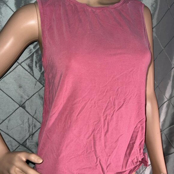 "NWoT" FABLETICS Sleeveless Pink Terry Tank Top Sz XXS *DN3 - Picture 3 of 5